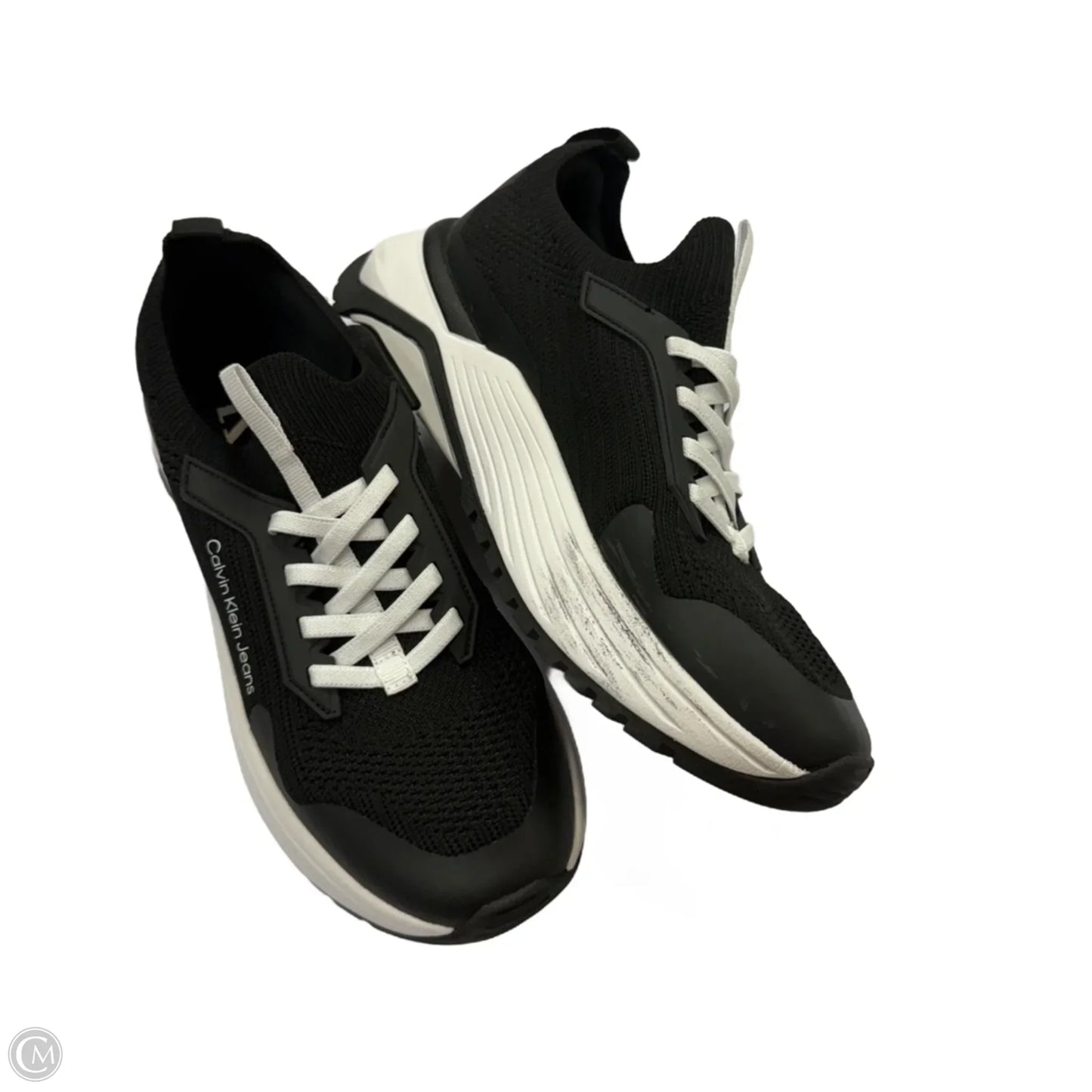 Shoes Athletic By Calvin Klein In Black, Size: 8