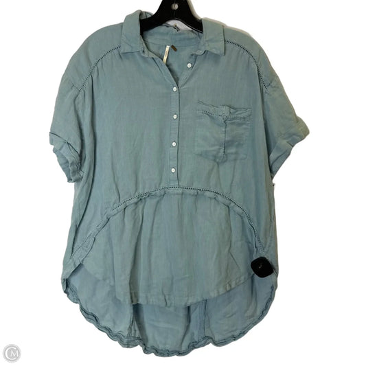 Top Short Sleeve By Free People In Blue, Size: S