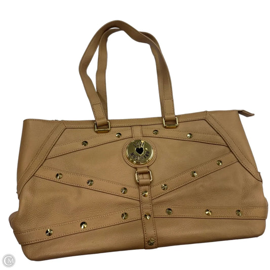 Handbag Leather By Love Moschino, Size: Medium