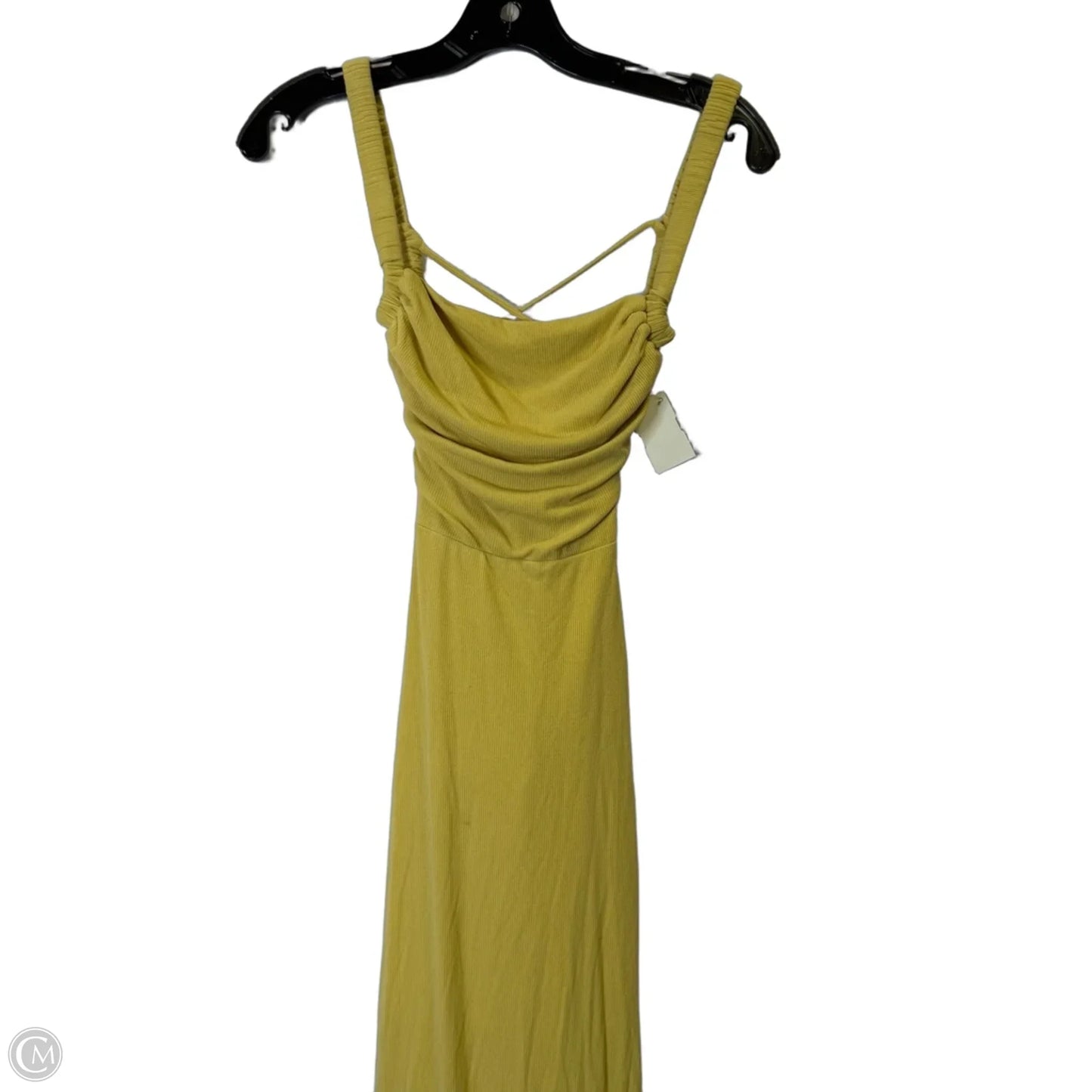 Dress Casual Maxi By Clothes Mentor In Yellow, Size: Xs