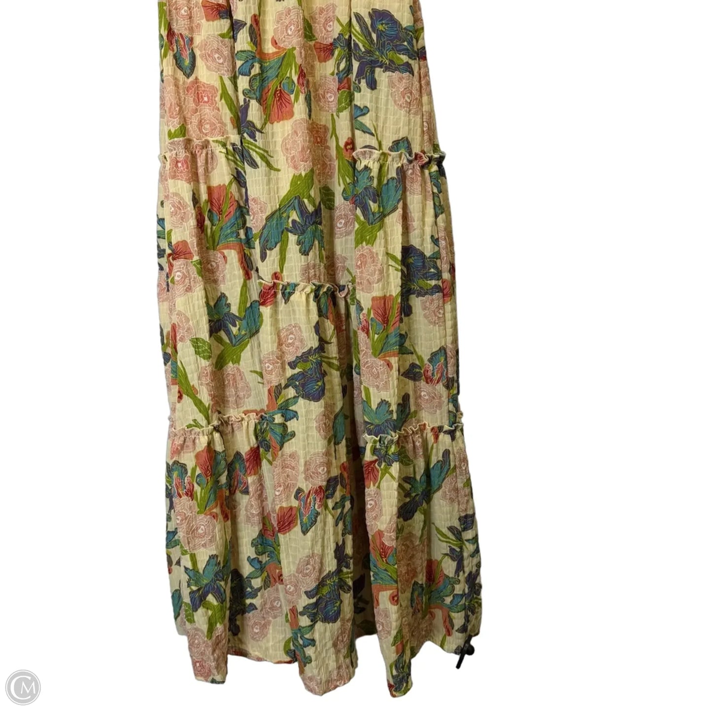 Dress Casual Maxi By Cmc In Floral Print, Size: L