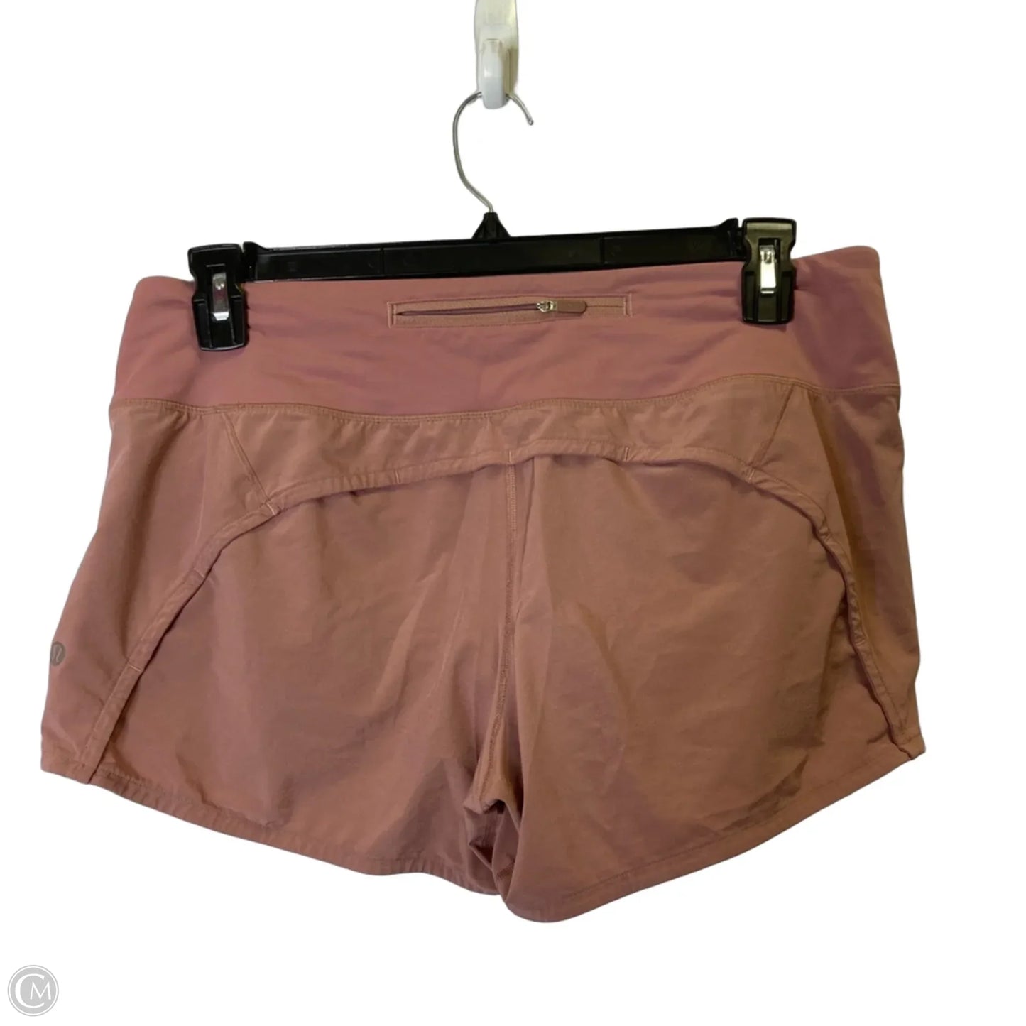Athletic Shorts By Lululemon In Pink, Size: 10