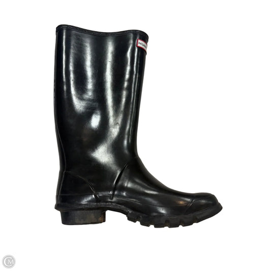 Boots Rain By Hunter In Black, Size: 9