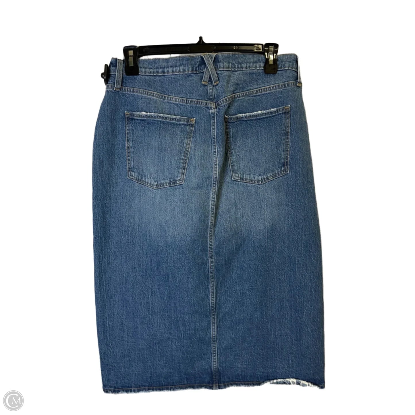 Skirt Maxi By Universal Thread In Blue Denim, Size: 14