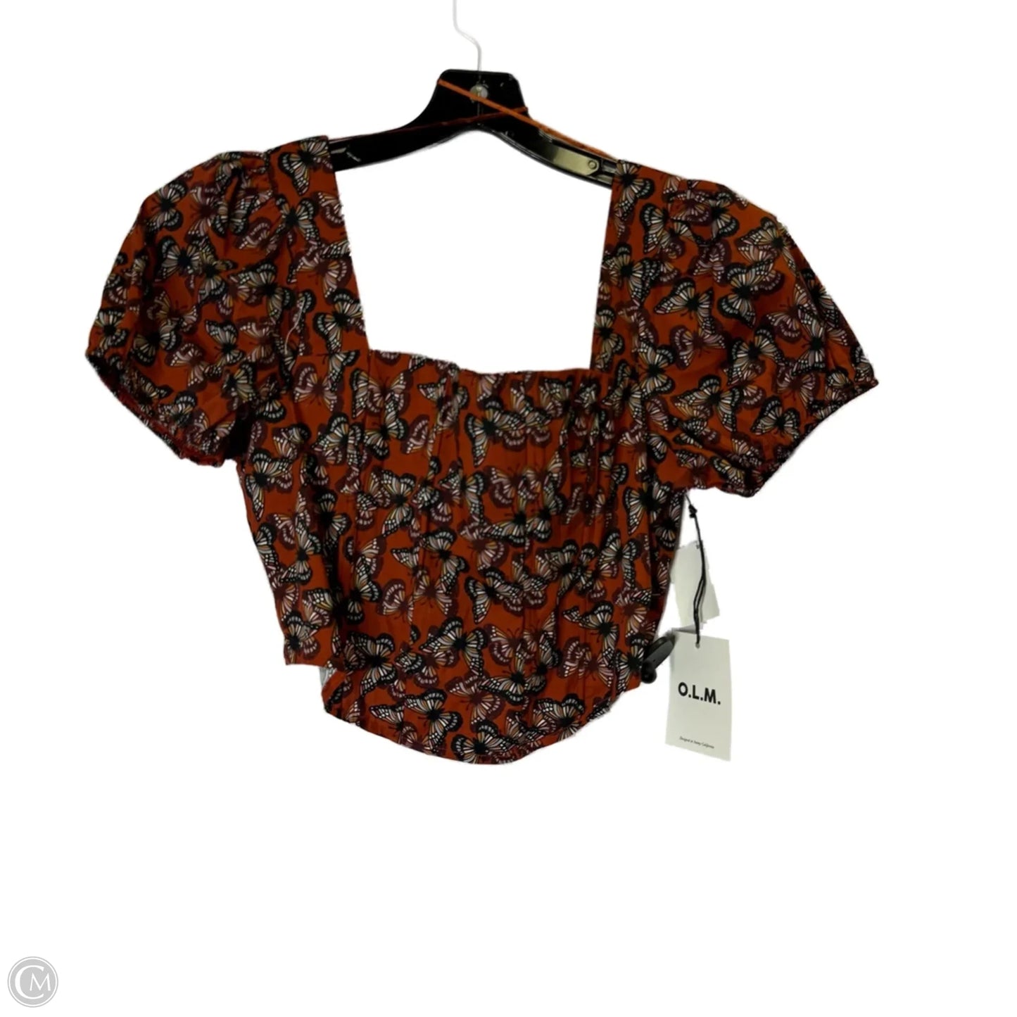 Top Short Sleeve By Clothes Mentor In Red, Size: L