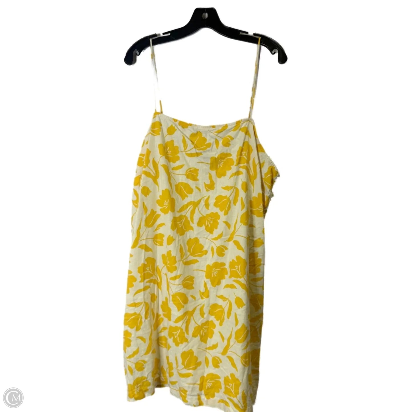 Dress Casual Short By Old Navy In Yellow, Size: Xxl