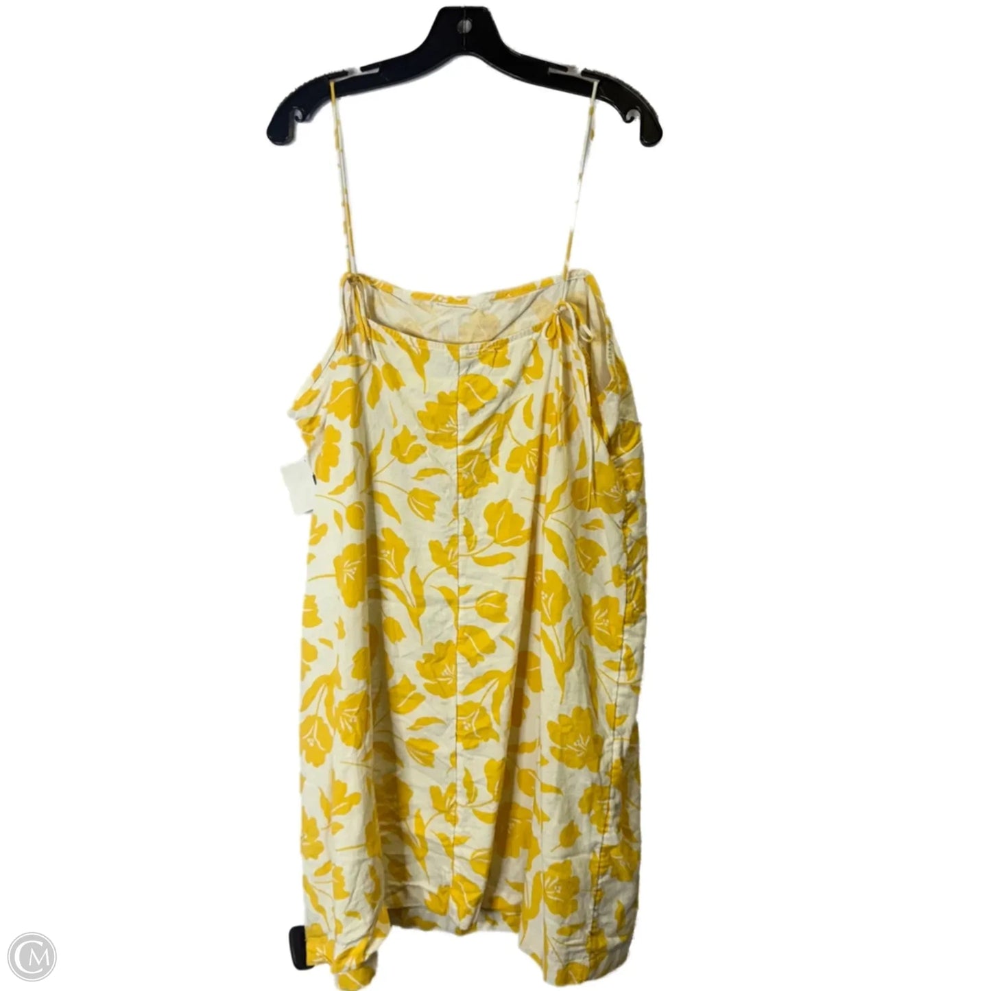 Dress Casual Short By Old Navy In Yellow, Size: Xxl