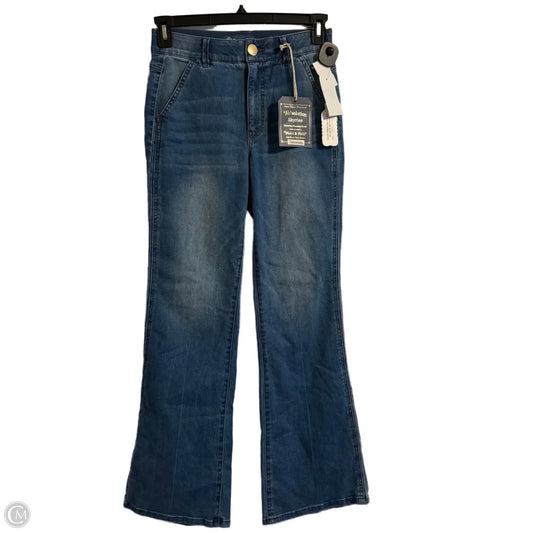 Jeans Flared By Democracy In Blue Denim, Size: 4