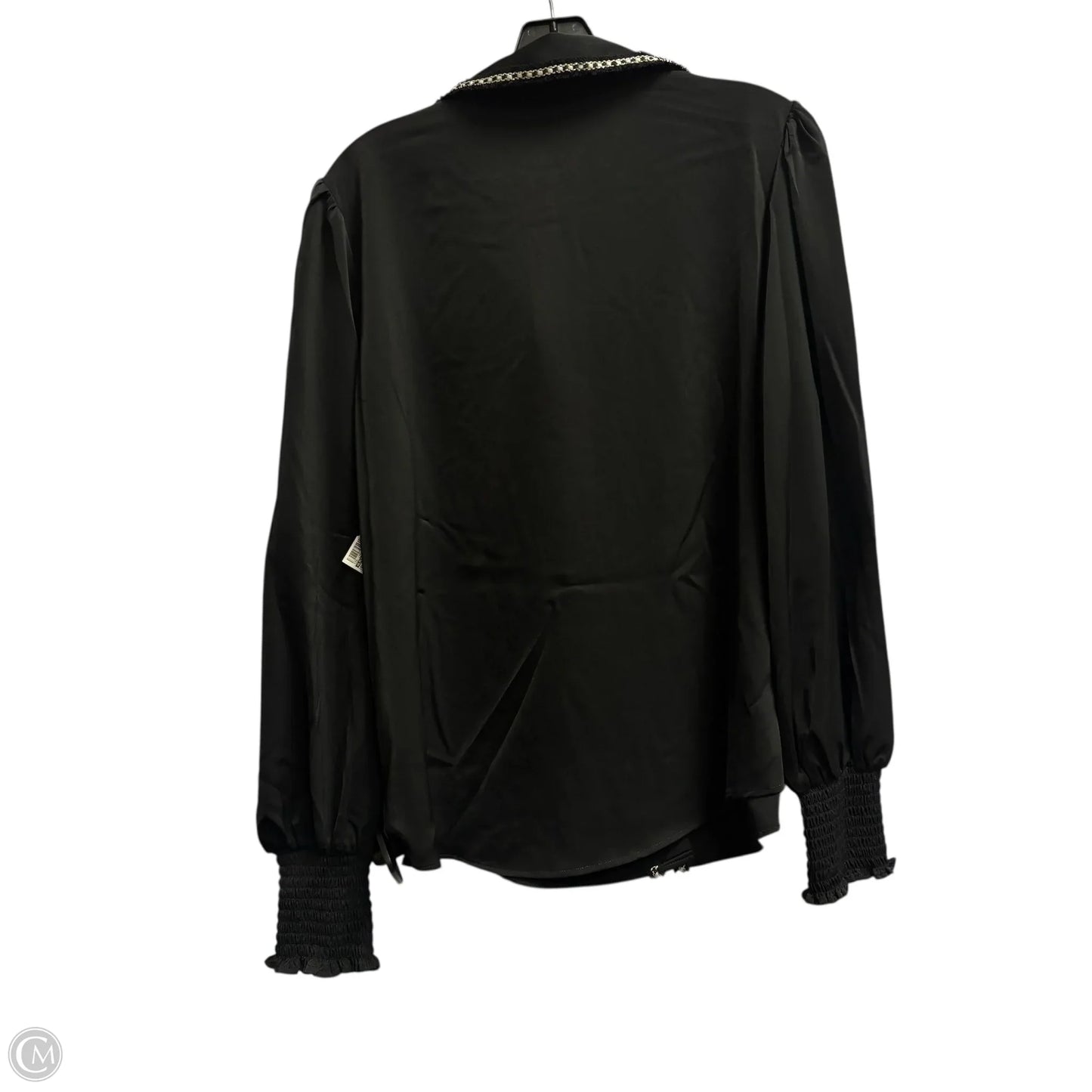 Blouse Long Sleeve By Laundry In Black, Size: M