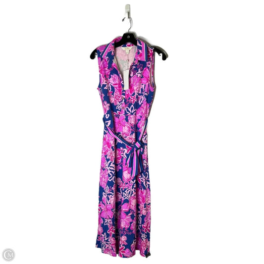 Dress Casual Maxi By Cma In Blue & Pink, Size: S