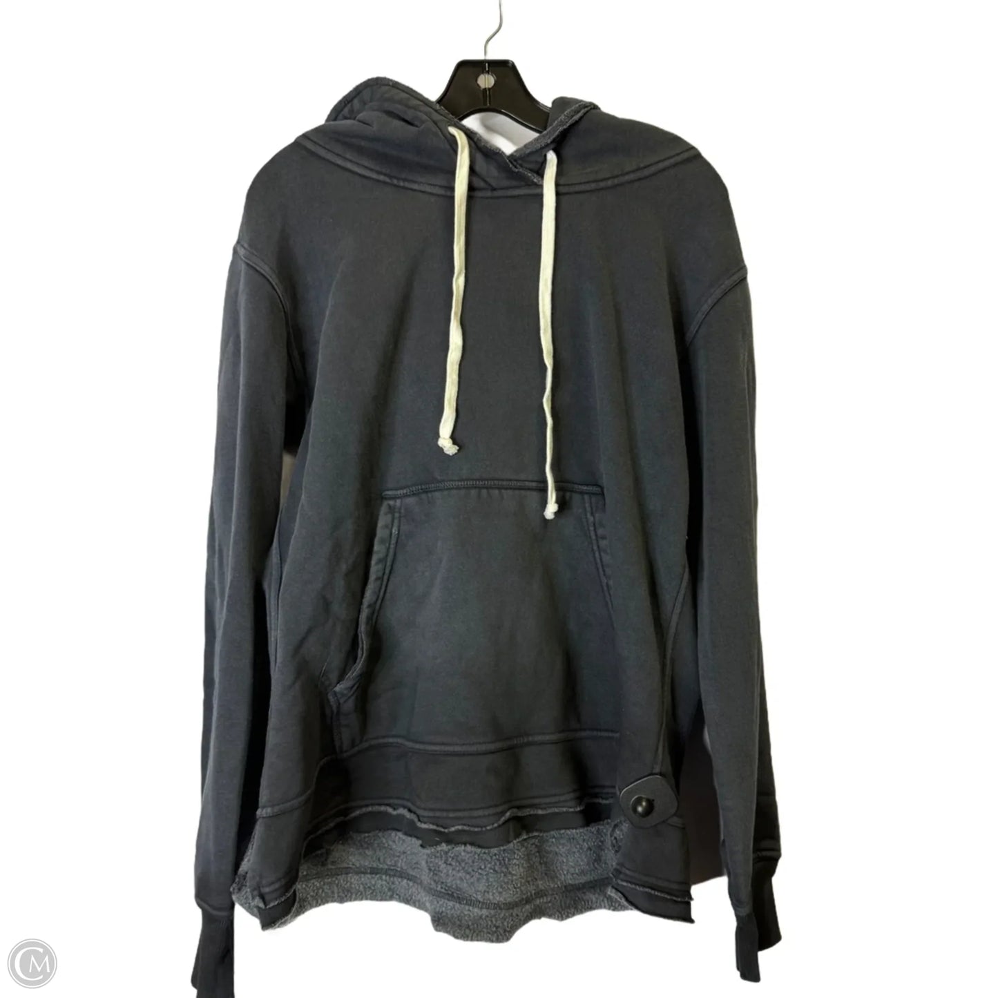 Sweatshirt Hoodie By We The Free In Grey, Size: S