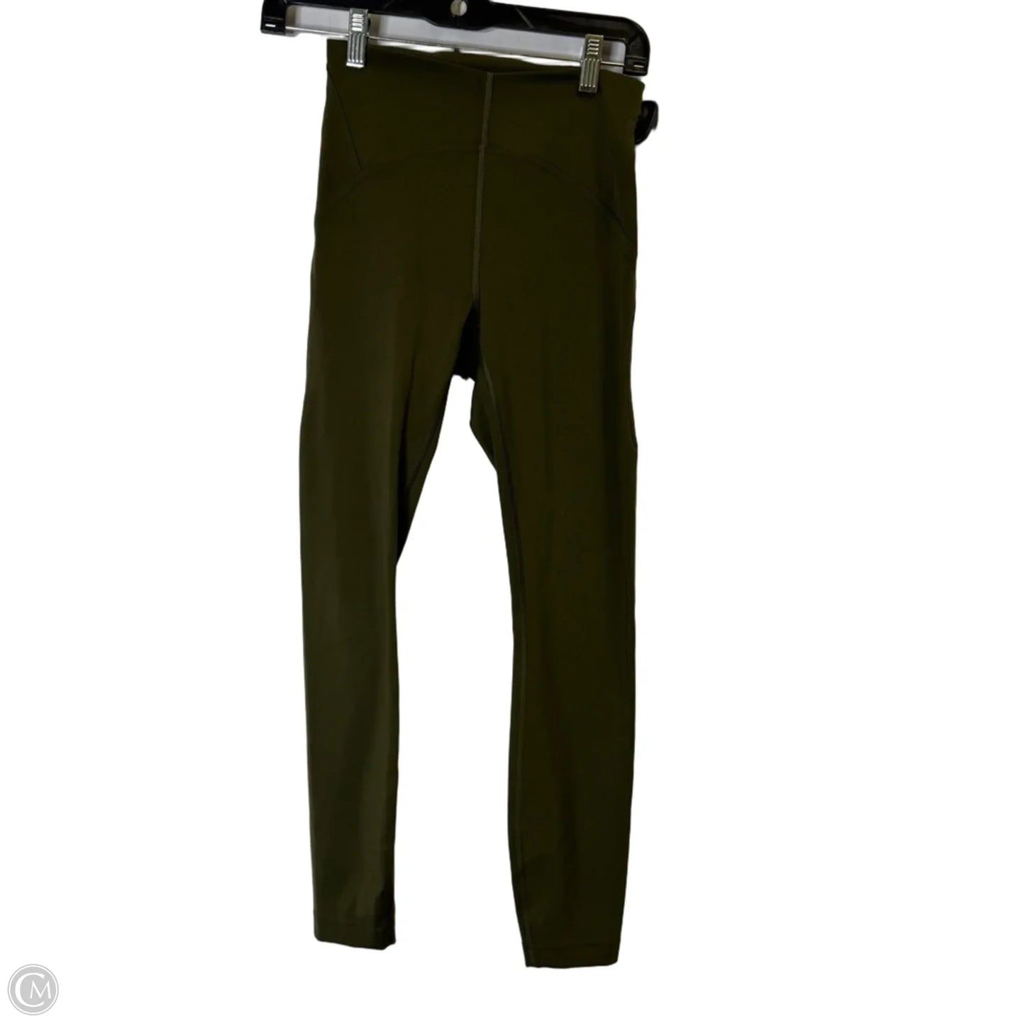 Athletic Leggings By Lululemon In Green, Size: 4