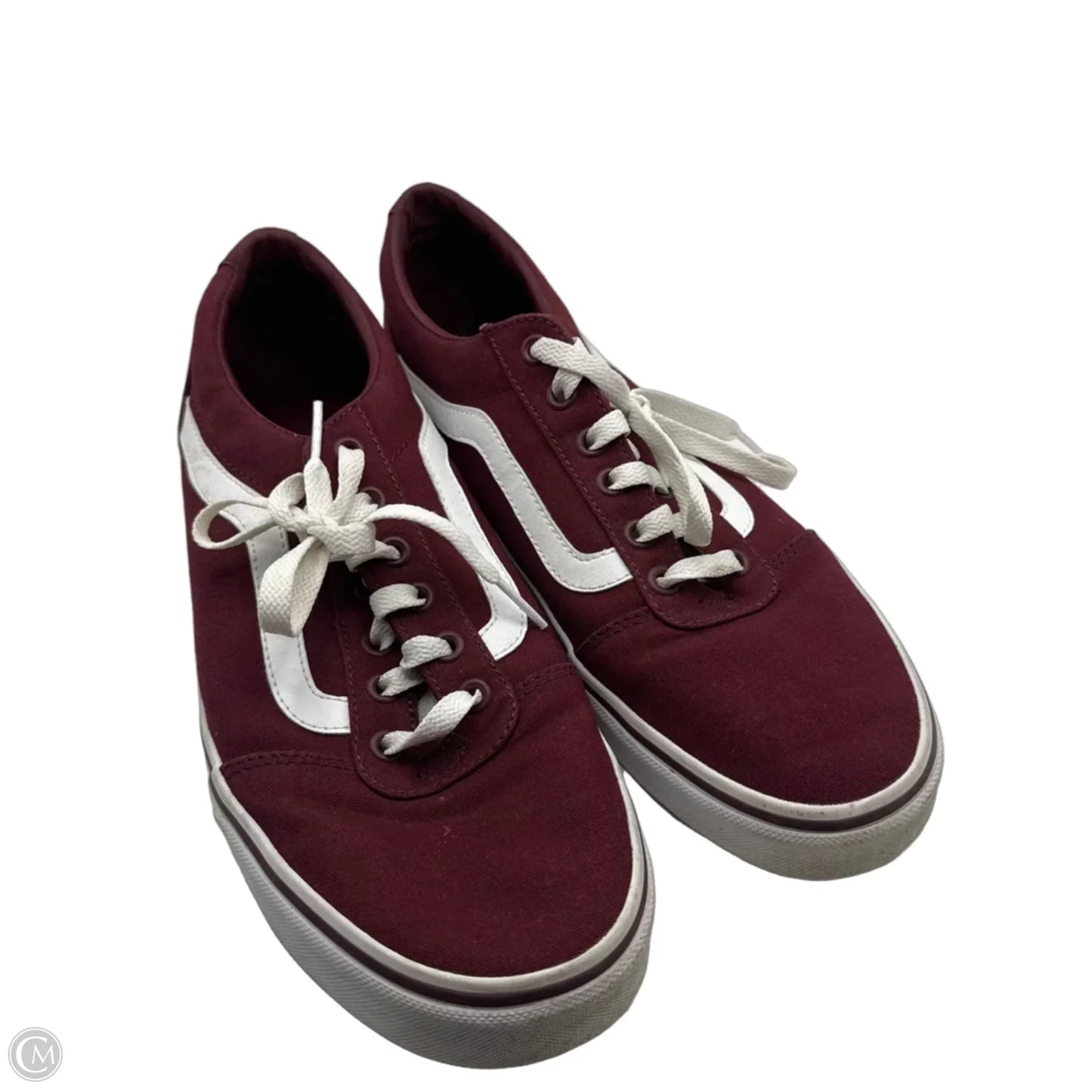 Shoes Sneakers By Vans In Maroon, Size: 11