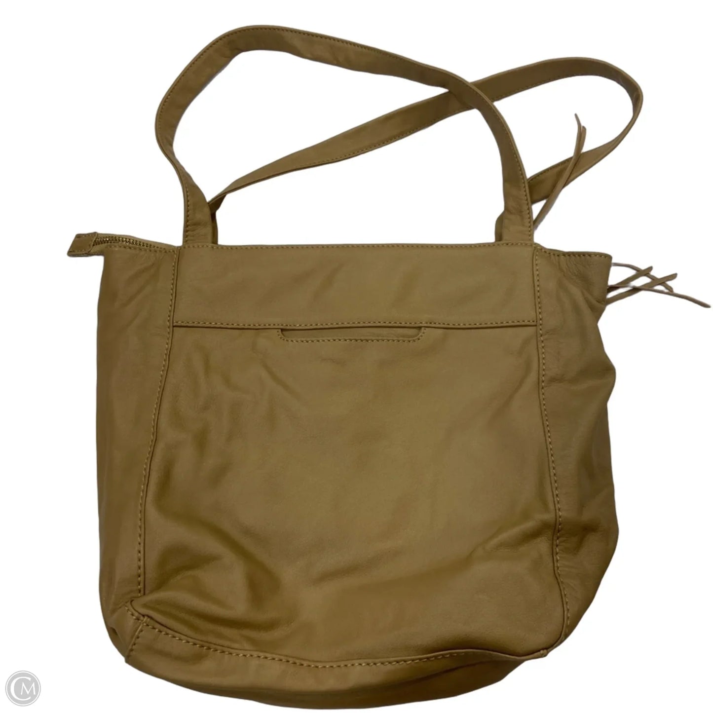 Handbag Leather By Hobo Intl, Size: Medium