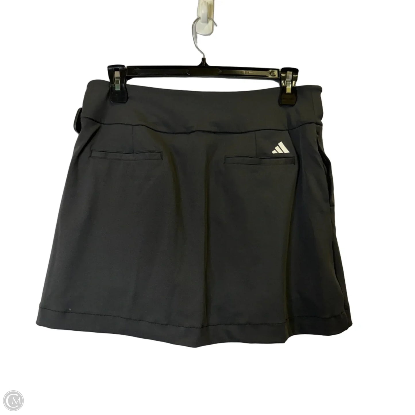 Athletic Skirt By Adidas In Grey, Size: L