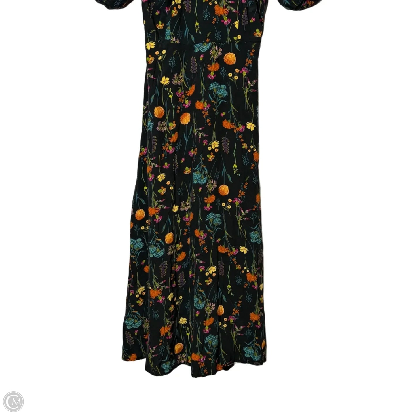Dress Casual Midi By A New Day In Floral Print, Size: Xs