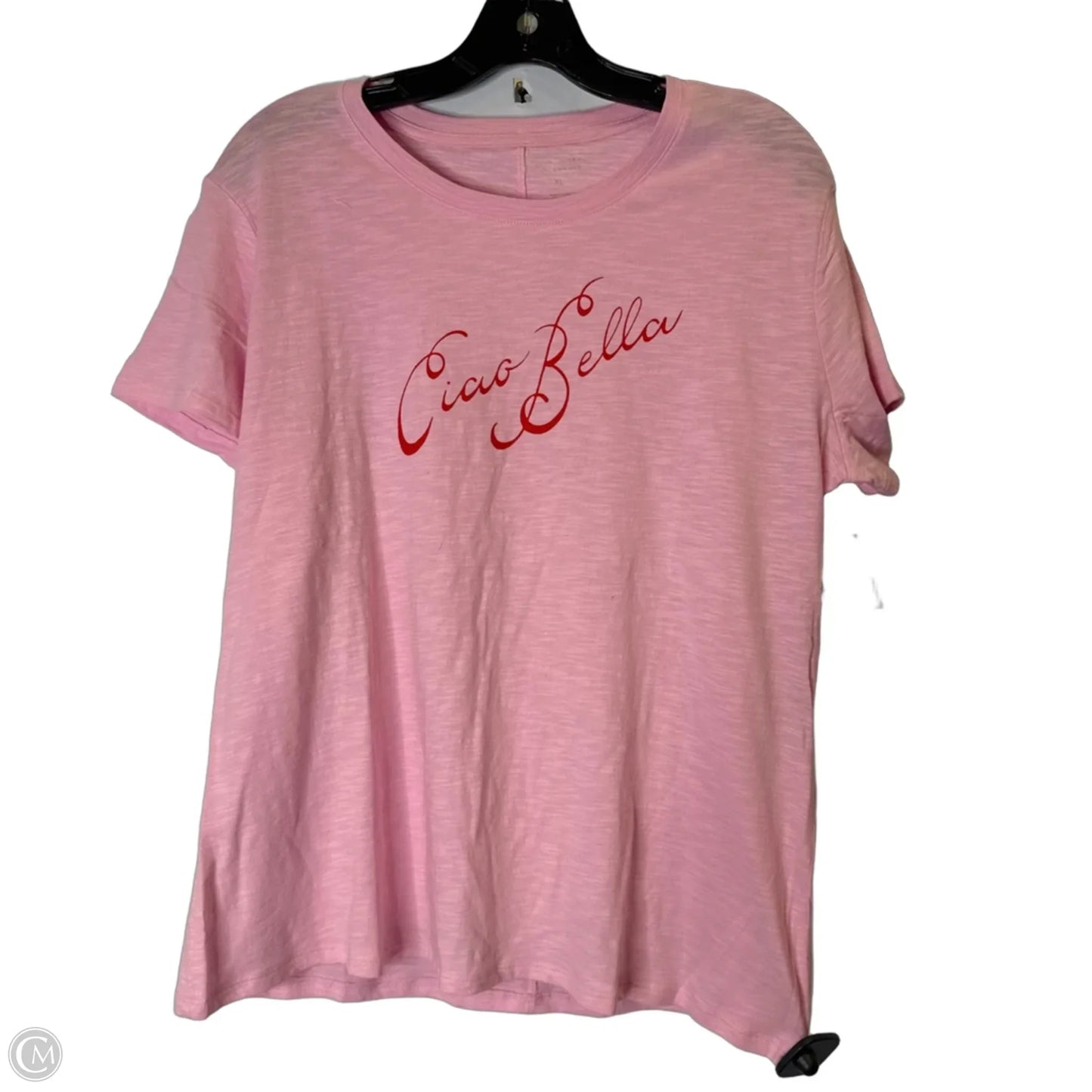 Top Short Sleeve Basic By Lc Lauren Conrad In Pink, Size: Xl