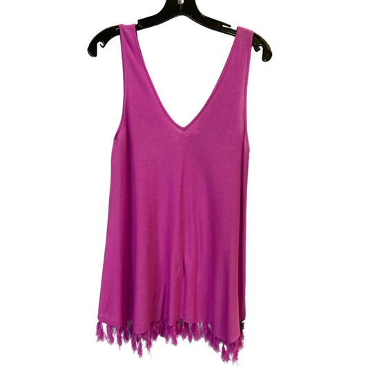 Top Sleeveless By Cma In Purple, Size: L