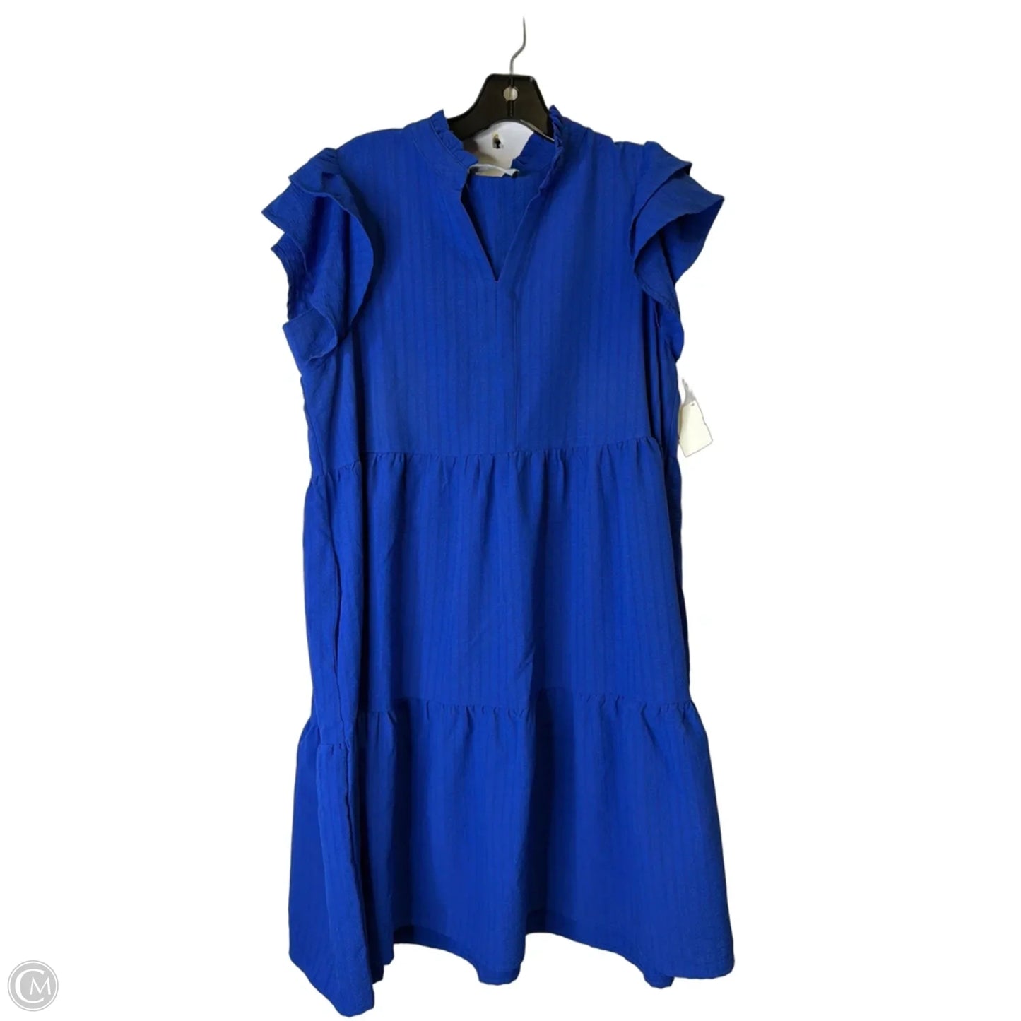 Dress Casual Short By Clothes Mentor In Blue, Size: L