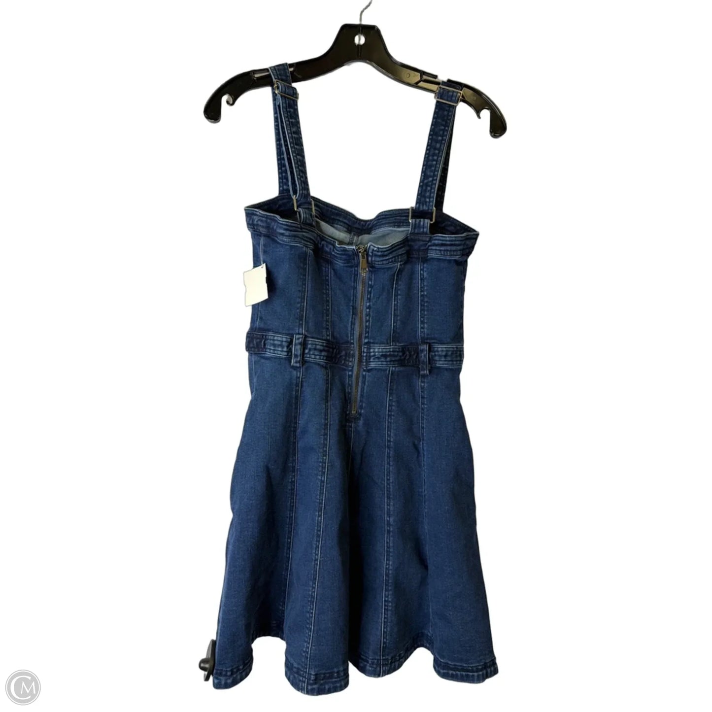 Dress Casual Short By Free People In Blue Denim, Size: M
