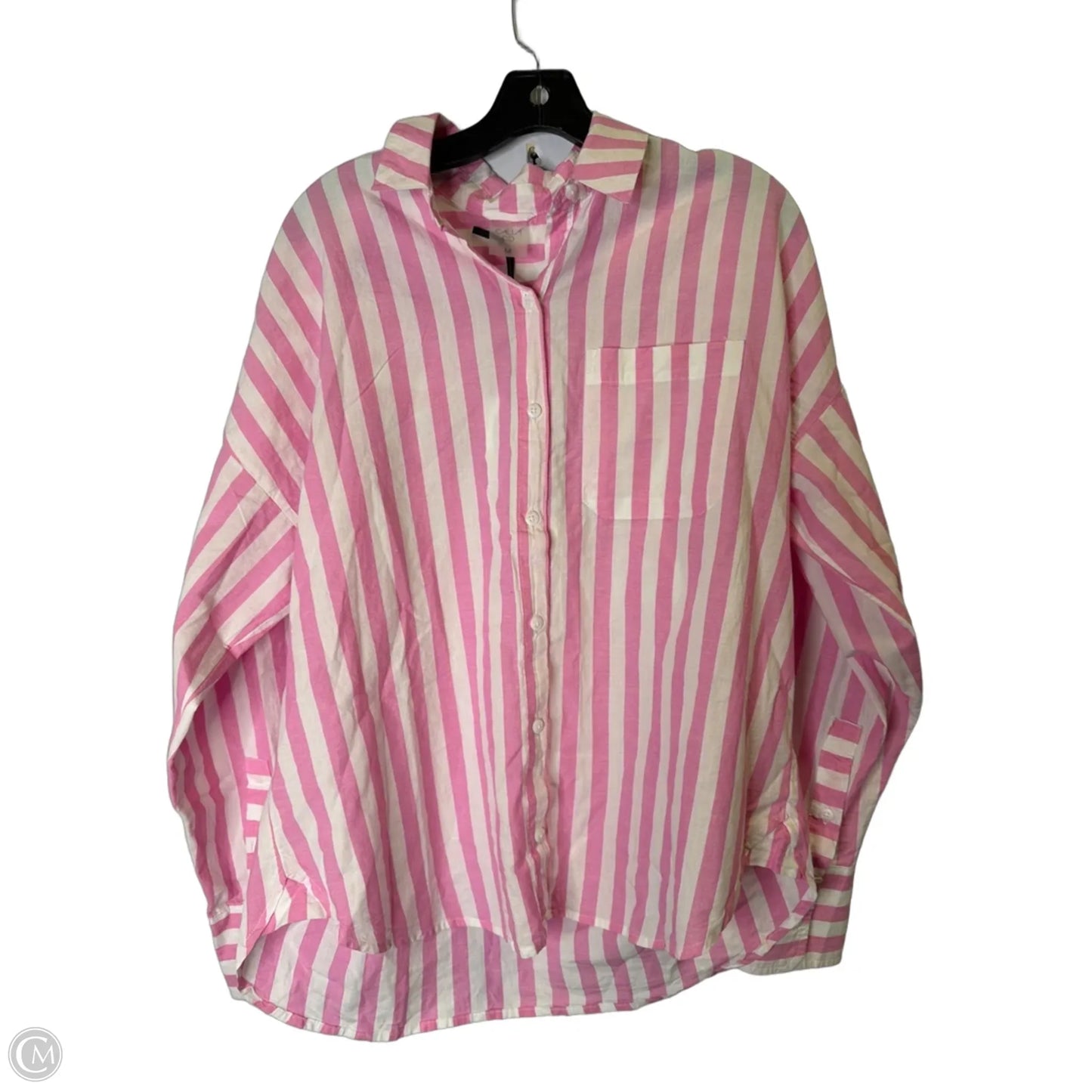 Swimwear Cover-up By Calia In Striped Pattern, Size: M