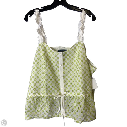 Top Sleeveless By Modcloth In Green, Size: 1x