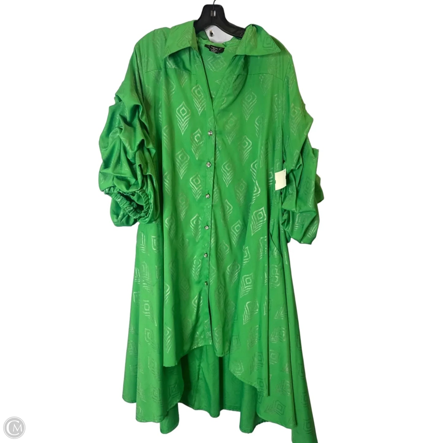 Dress Casual Maxi By Clothes Mentor In Green, Size: 2x