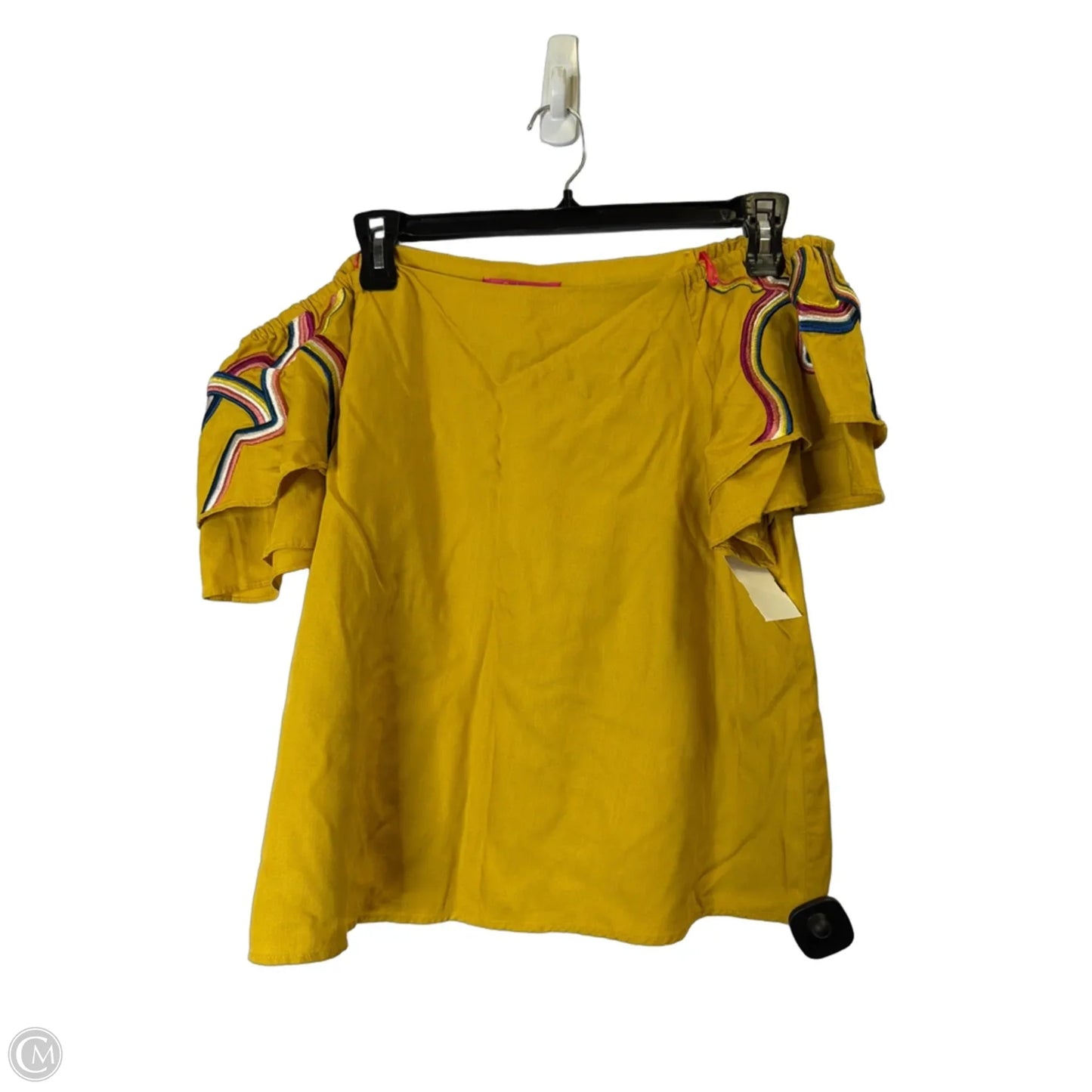 Top Sleeveless By Catherine Malandrino In Yellow, Size: Xl