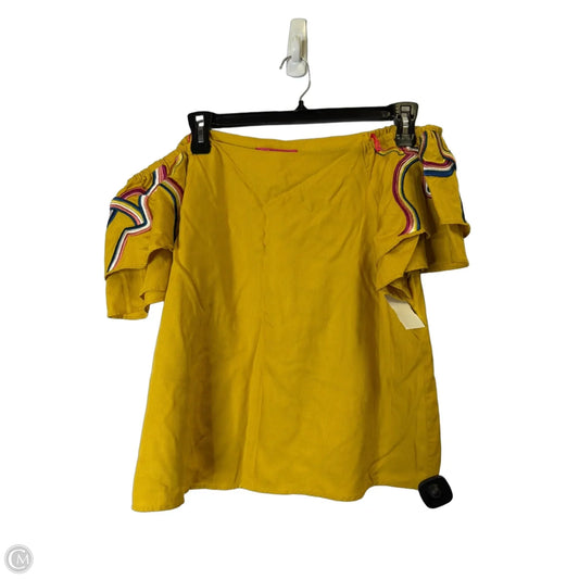 Top Sleeveless By Catherine Malandrino In Yellow, Size: Xl