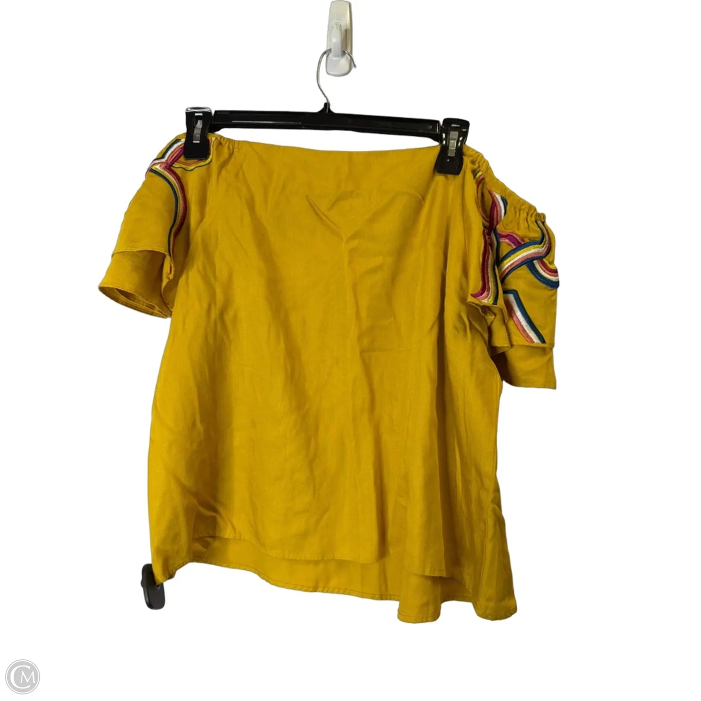 Top Sleeveless By Catherine Malandrino In Yellow, Size: Xl