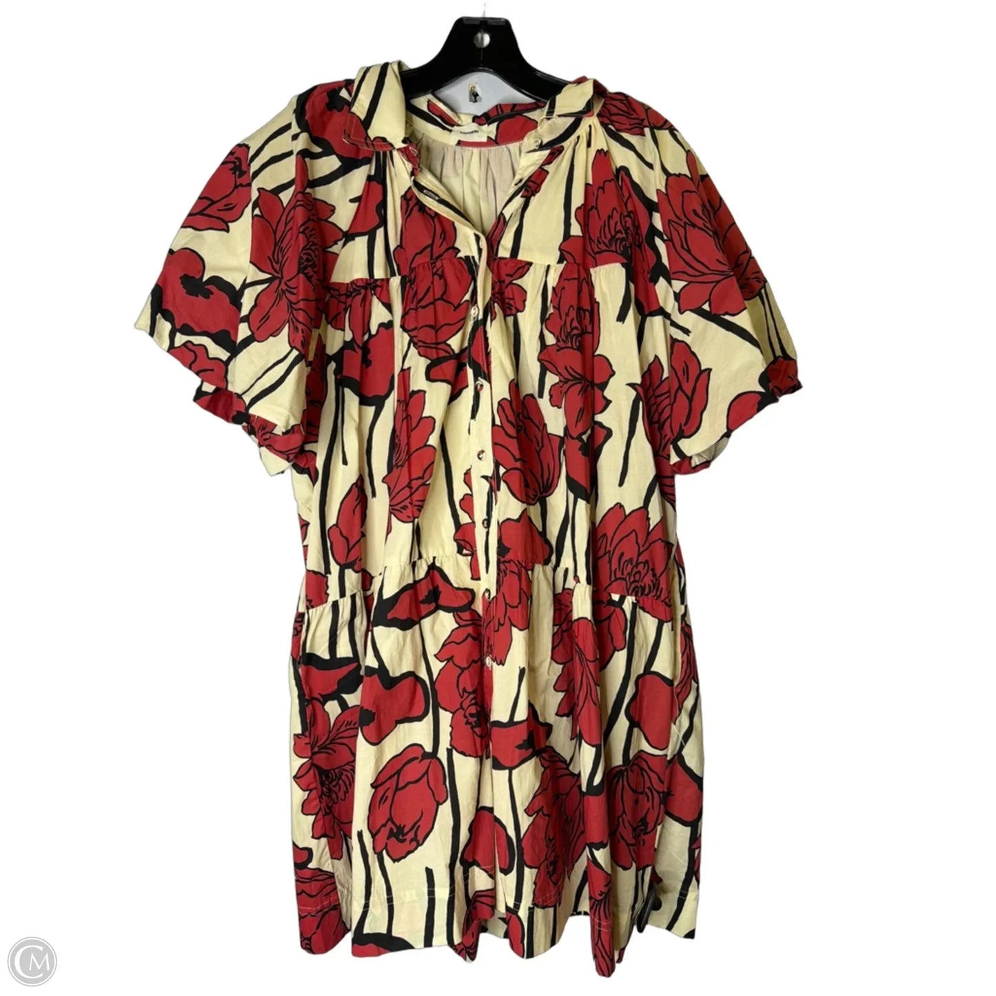 Dress Casual Short By Clothes Mentor In Floral Print, Size: Xs