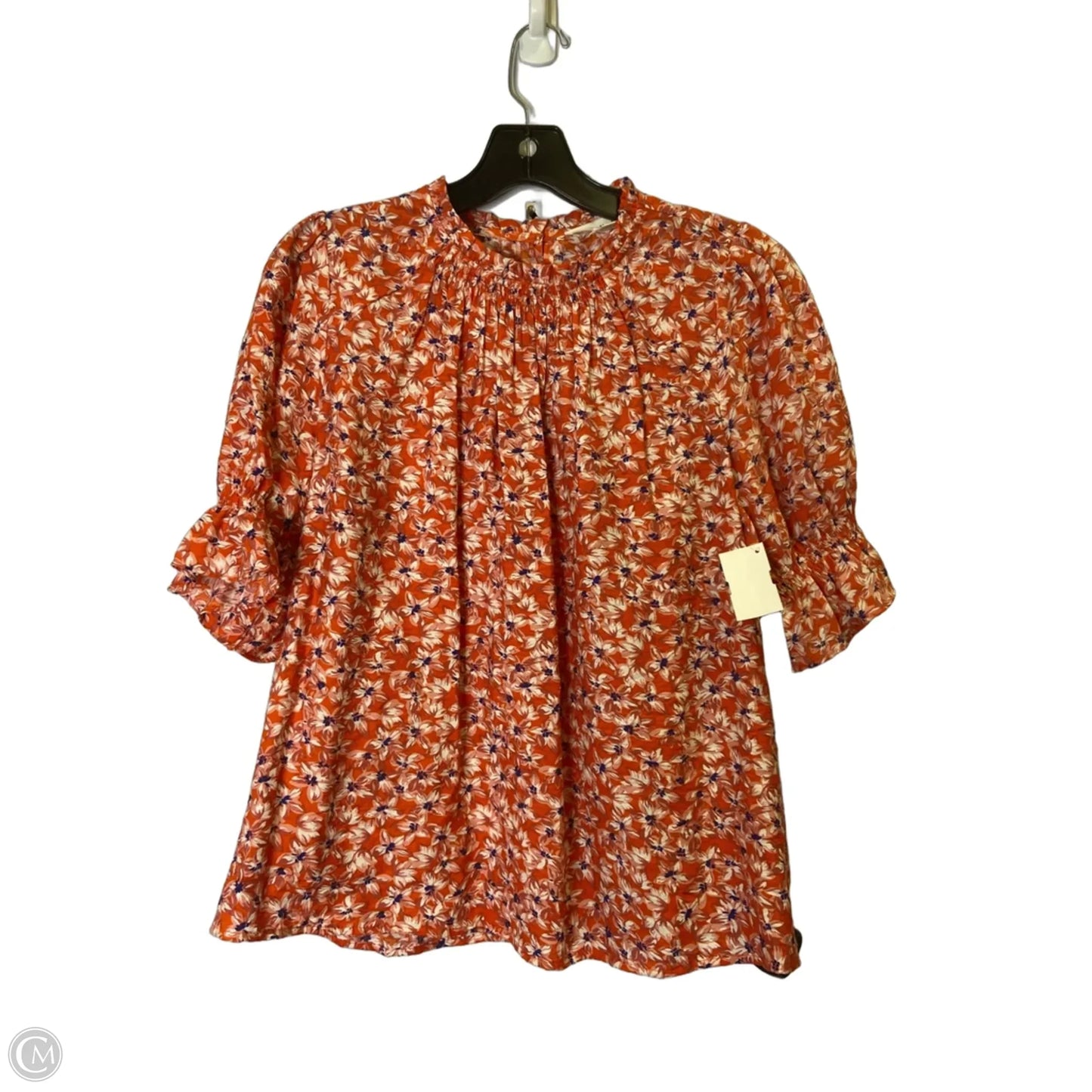Top Short Sleeve By Thml In Orange, Size: M