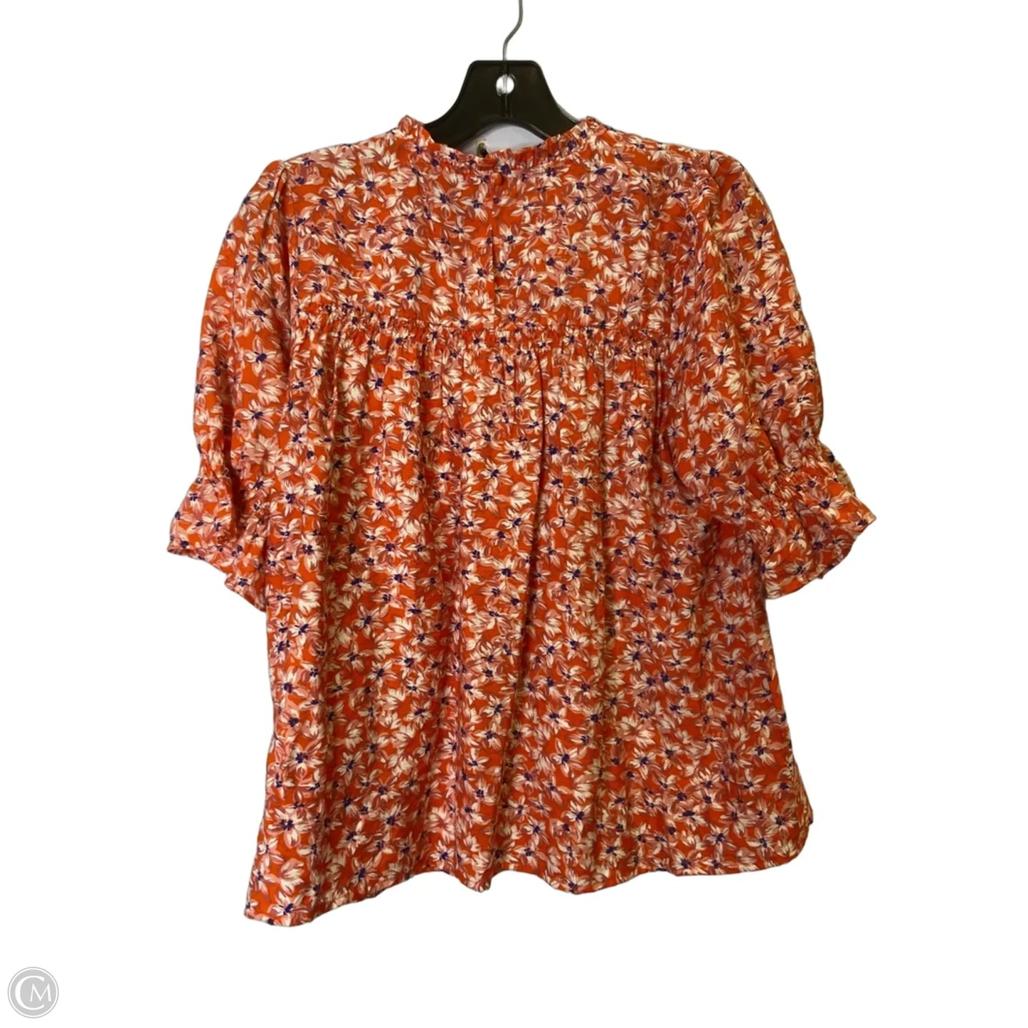 Top Short Sleeve By Thml In Orange, Size: M