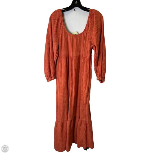 Dress Casual Maxi By A New Day In Red, Size: M