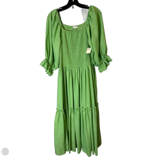 Dress Casual Maxi By Ivy City In Green, Size: Xxl