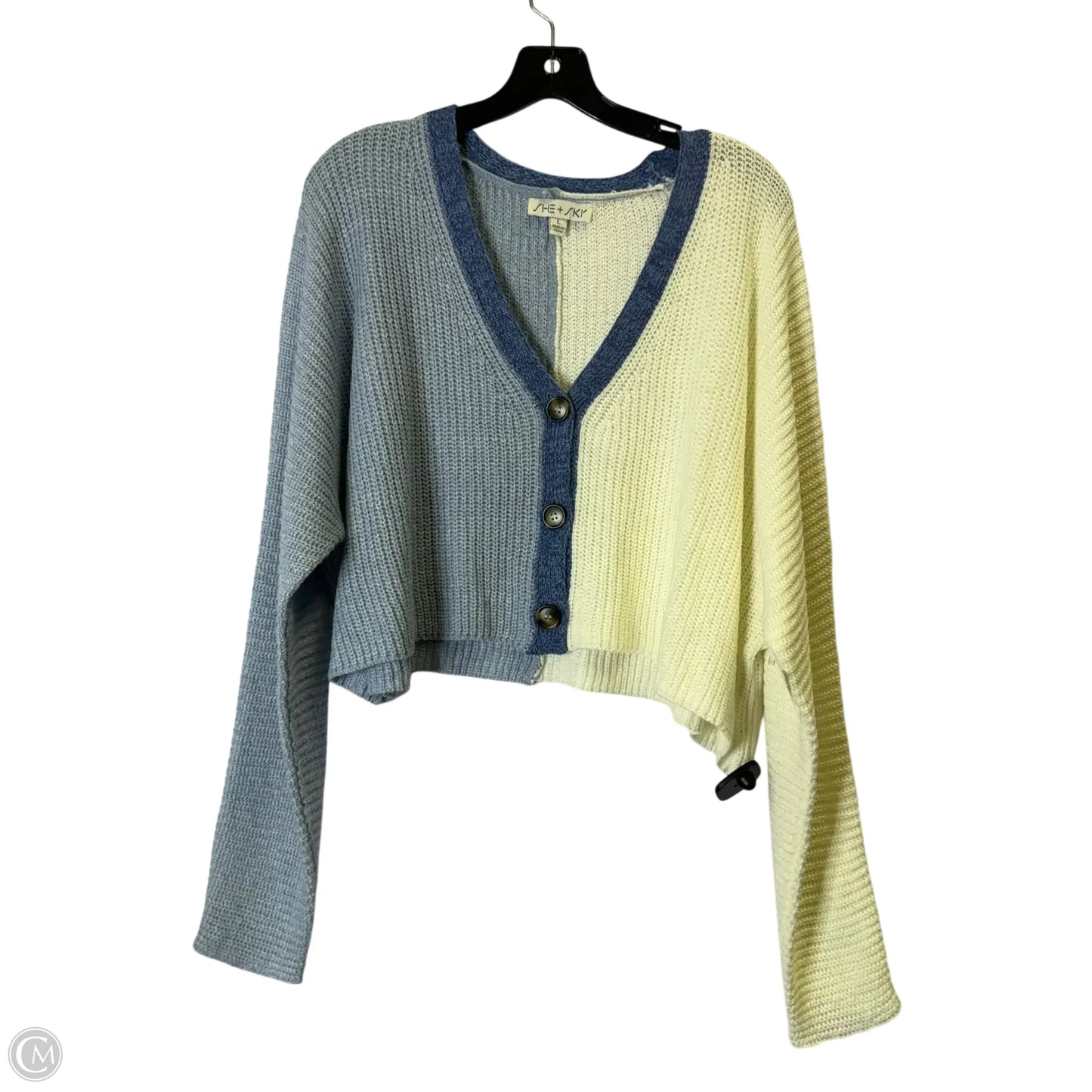 Cardigan By She + Sky In Blue, Size: L
