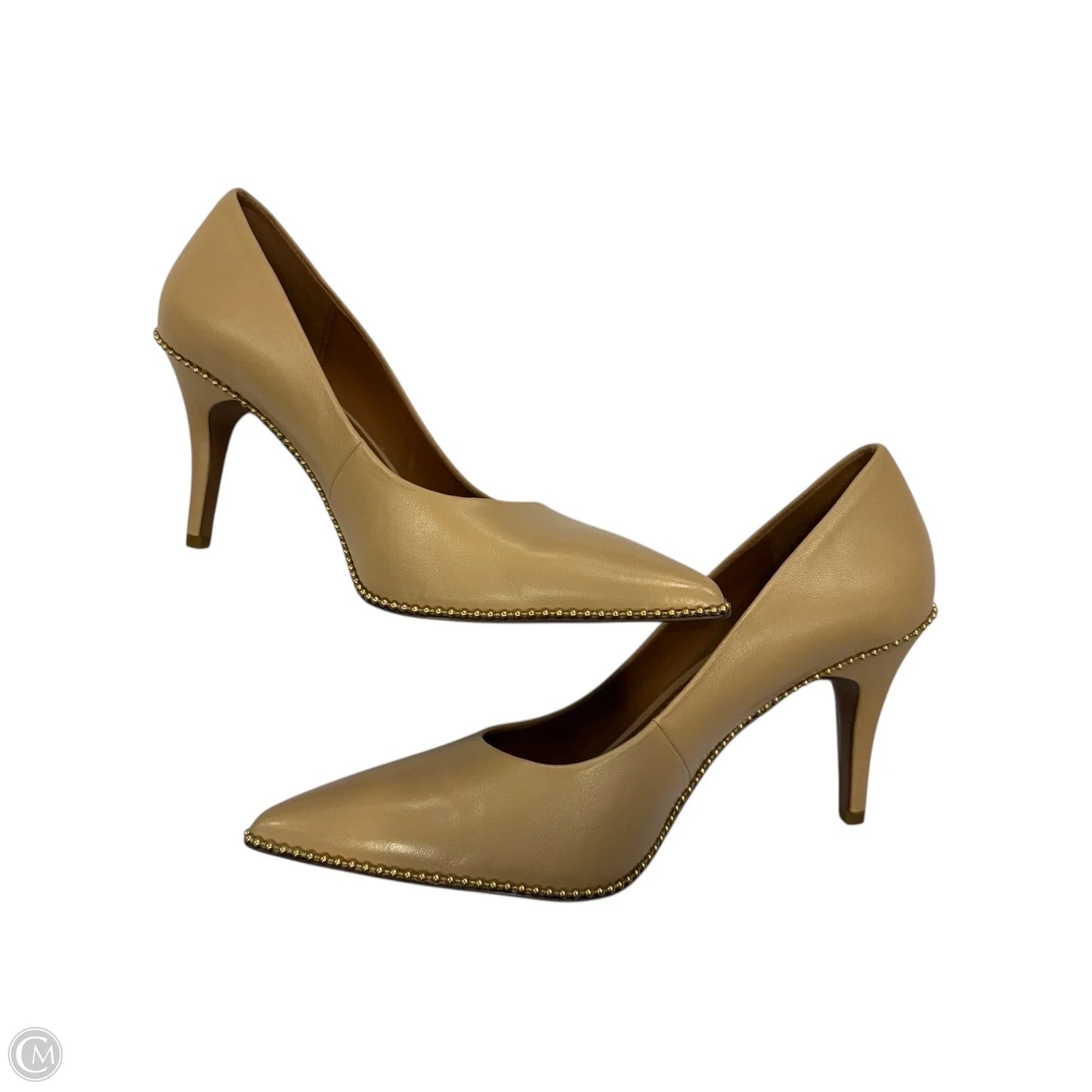 Shoes Designer By Coach In Beige, Size: 9.5