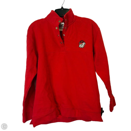 Sweatshirt Collar By Champion In Red, Size: S