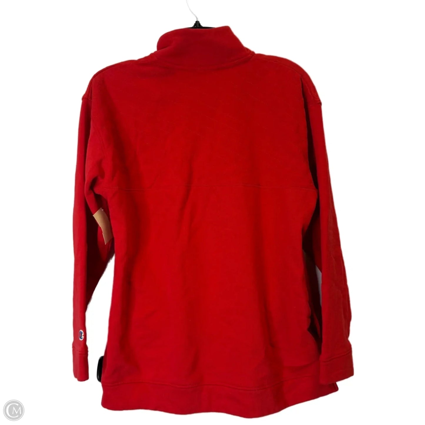 Sweatshirt Collar By Champion In Red, Size: S