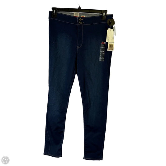 Jeans Skinny By Levis In Blue, Size: 10