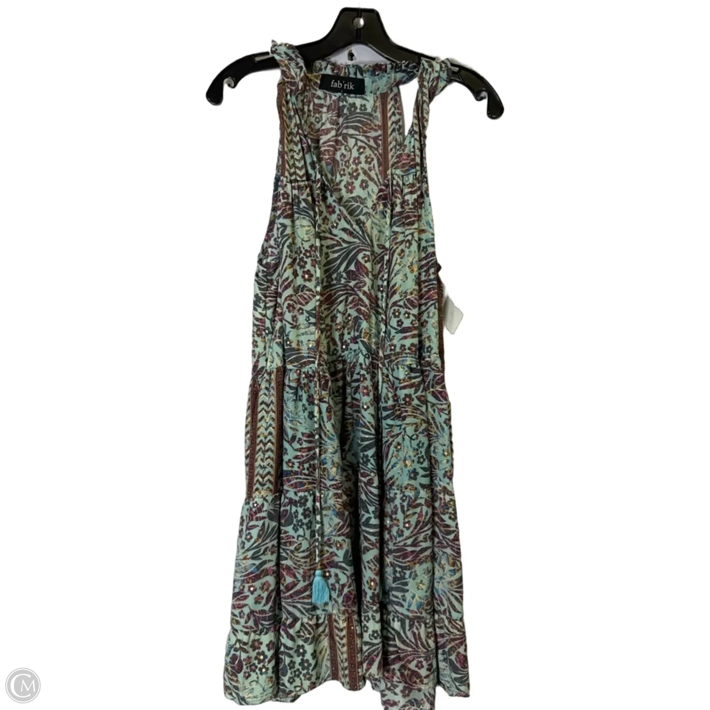 Dress Casual Short By Fabrik In Blue, Size: L