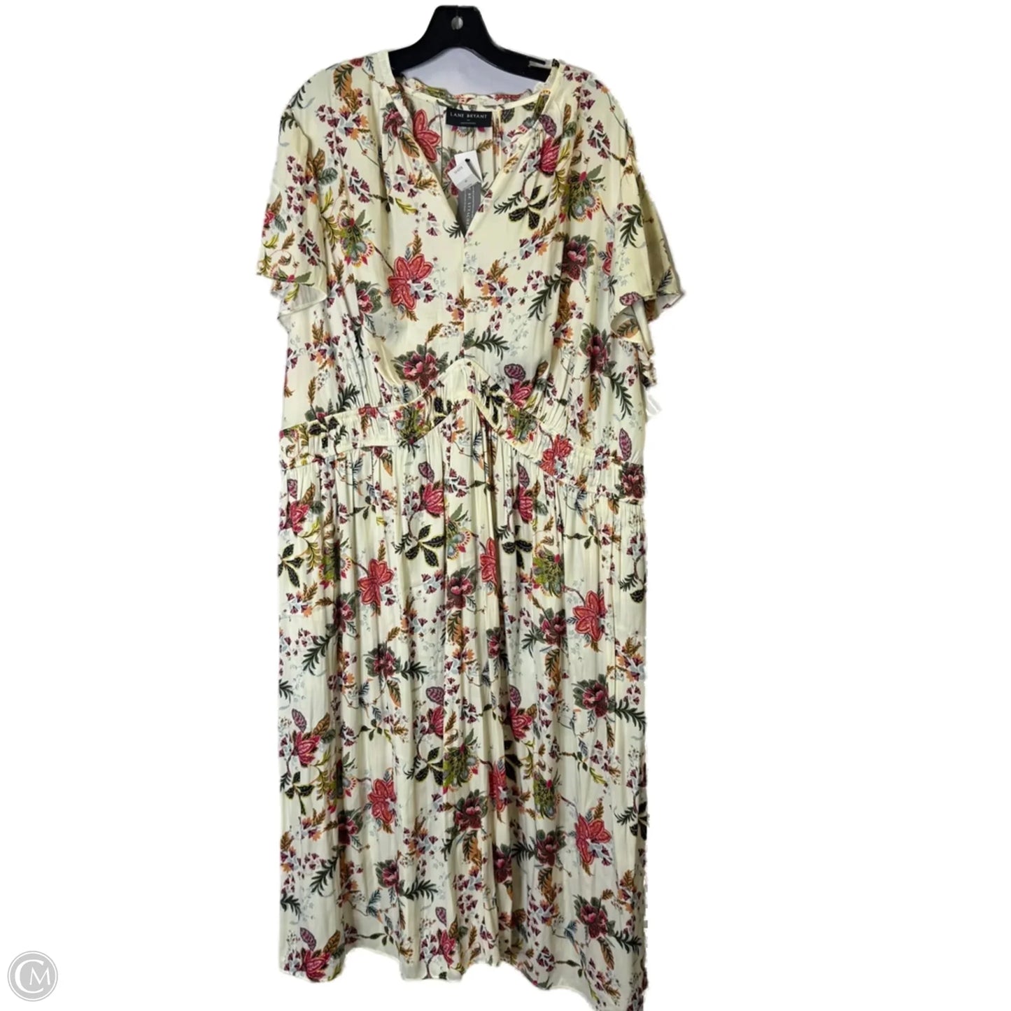 Dress Casual Maxi By Lane Bryant In Cream, Size: 3x