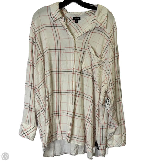 Top Long Sleeve By Torrid In Pink, Size: 3x