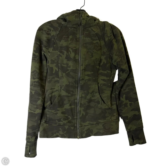 Athletic Jacket By Lululemon In Green, Size: S