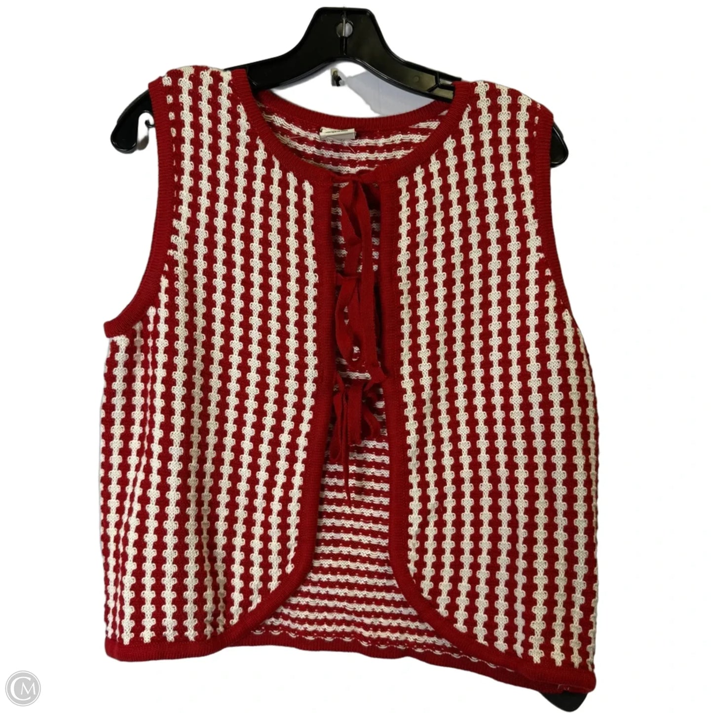 Top Sleeveless By Clothes Mentor In Red, Size: L