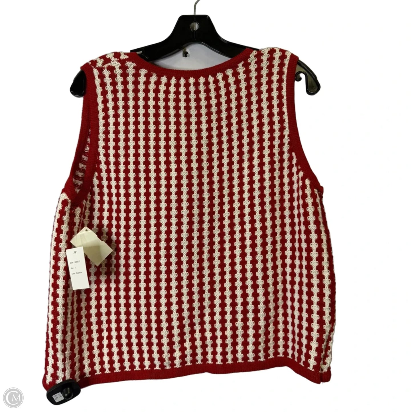 Top Sleeveless By Clothes Mentor In Red, Size: L