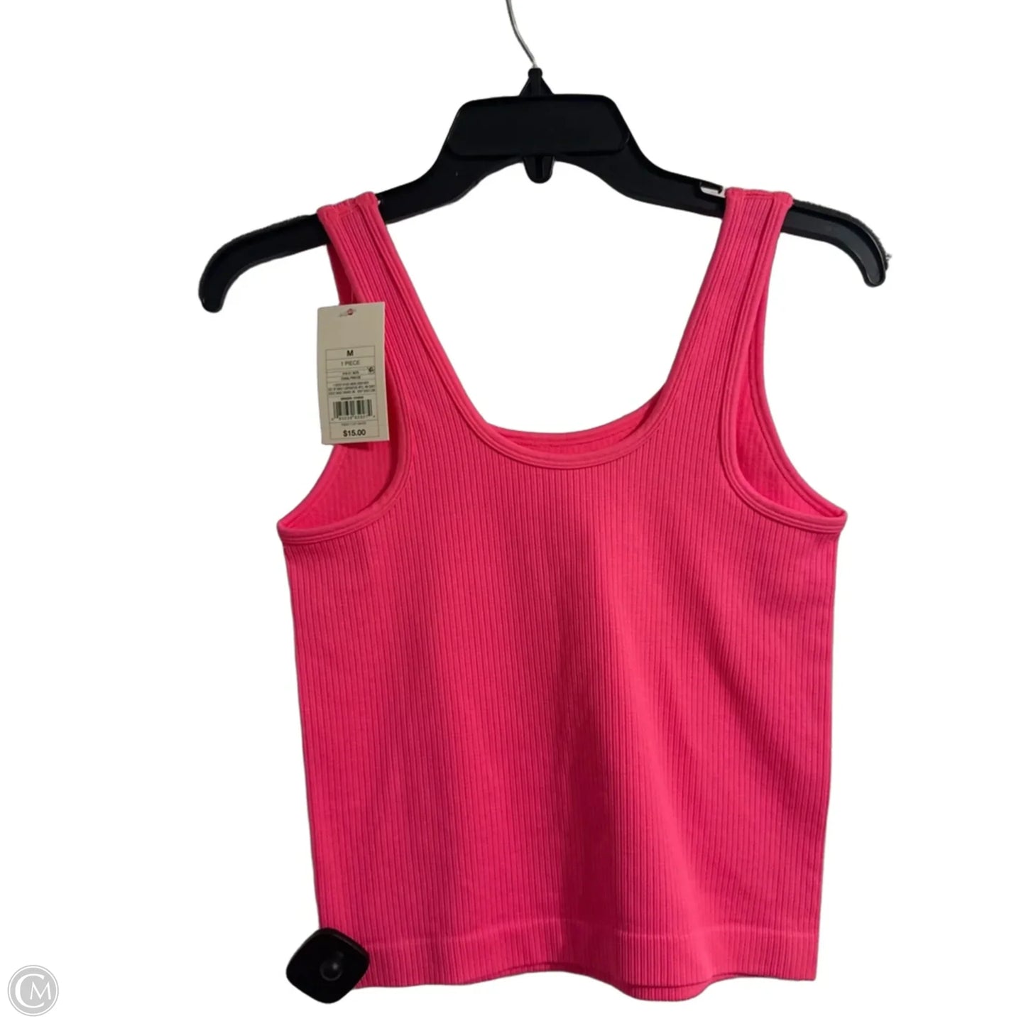 Top Sleeveless Basic By A New Day In Pink, Size: M