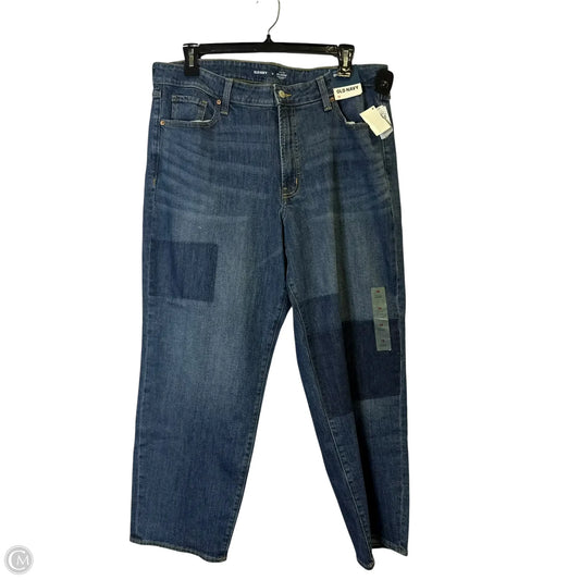 Jeans Straight By Old Navy In Blue Denim, Size: 18