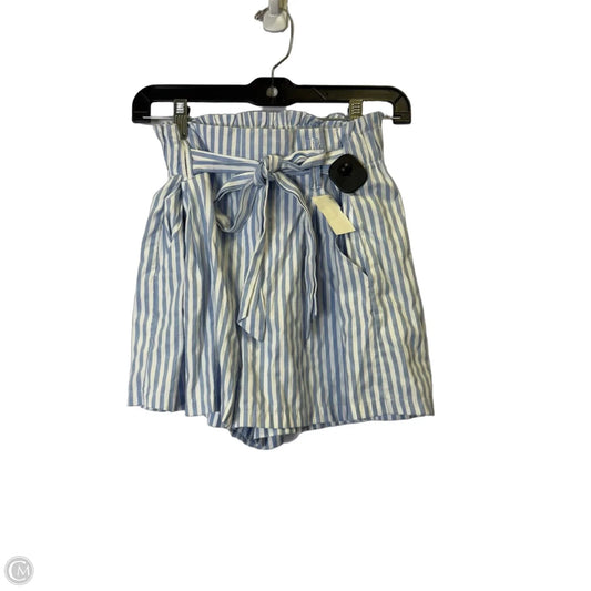 Shorts By Haute Monde In Blue & White, Size: L