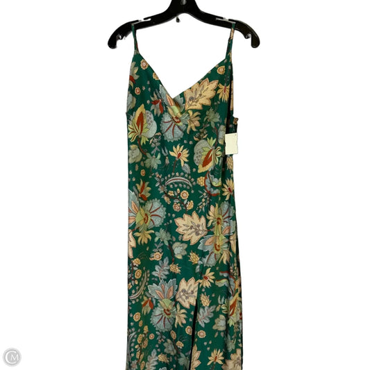 Dress Party Midi By Clothes Mentor In Green, Size: L